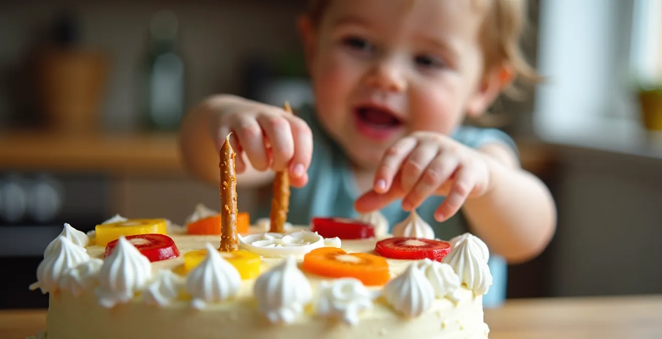 Alternatives sécuritaires de décorations pour gâteaux d'enfants